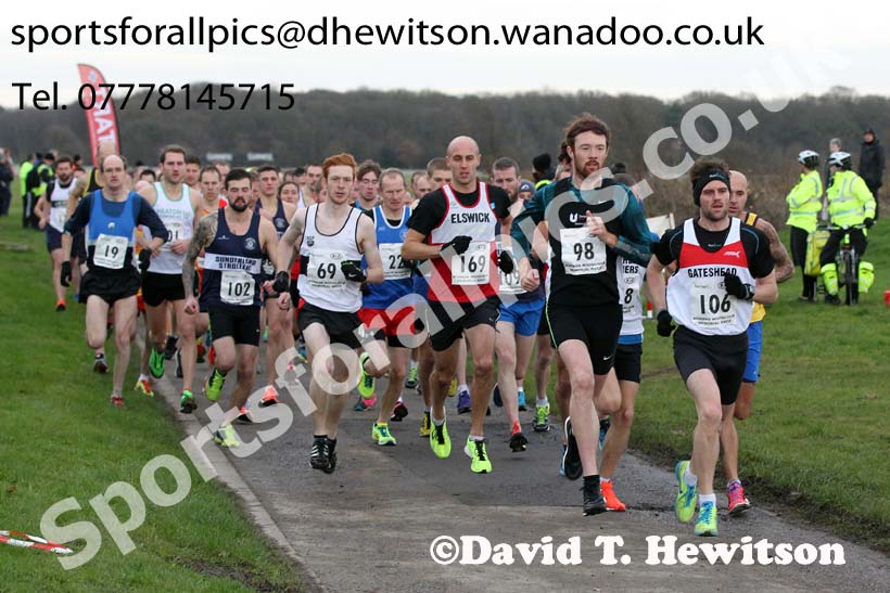 Elswick Harriers Norman Woodcock Memorial 5 Mile Road Race, Gosforth Park, Newcastle. Photo: David T. Hewitson/Sports for All Pics
